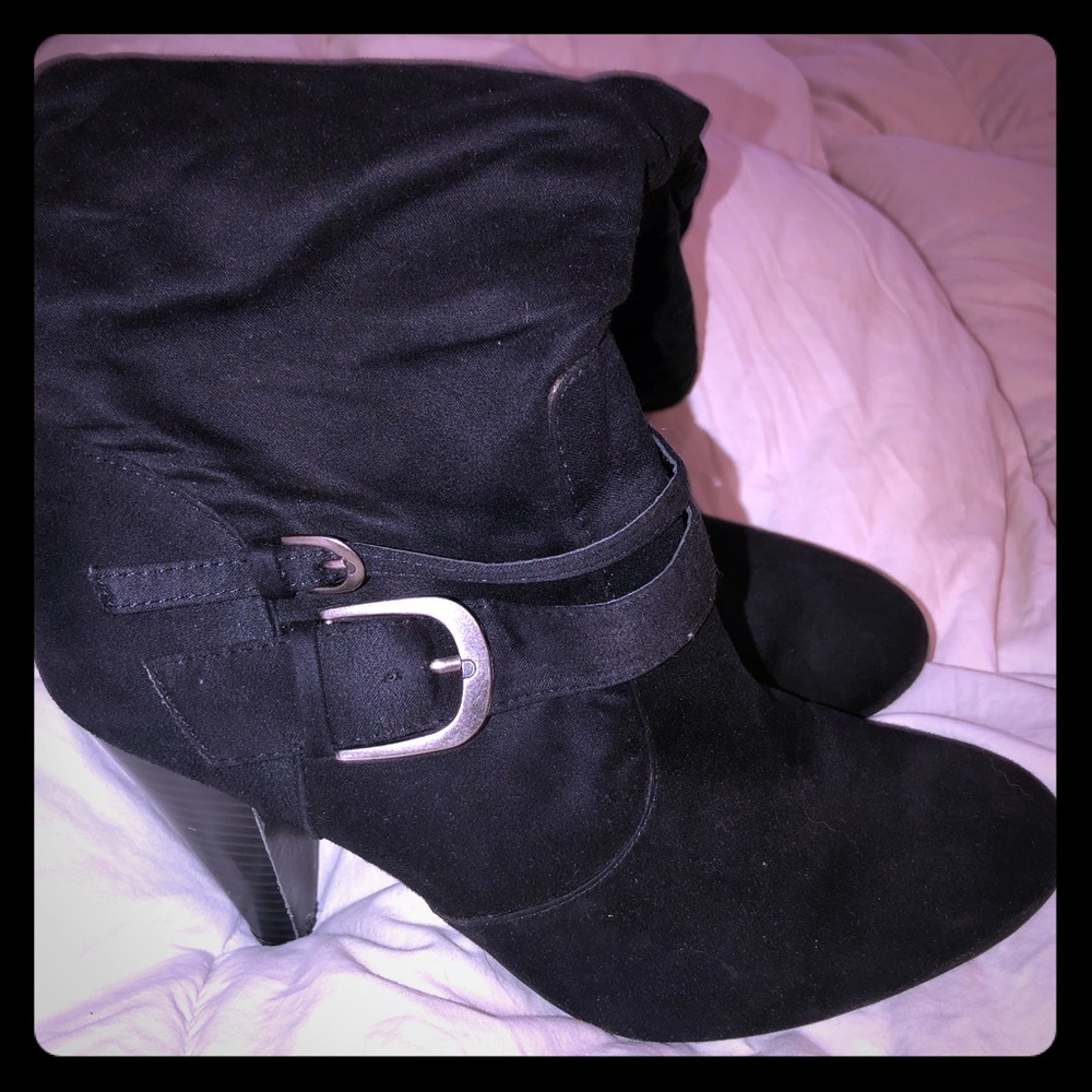 Calf high boots